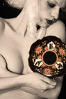 Janett Noack - erotic art on porcelain - plate