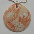 pendant - with silver catch 40,-