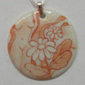 pendant - with silver catch 40,-