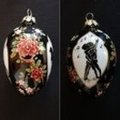 porcelain egg - black 65,-